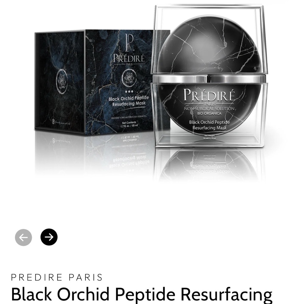 Prédiré Black Orchid Peptide Resurfacing Mask